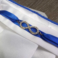 Stock Tie, attached Velcro Collar, Bling *xc, v.mnr threads
