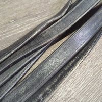 Soft Lined Stirrup Leathers *gc/fair, rubs, scraped, faded, stretched holes, threads, xhole, unstitched

