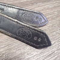 Soft Lined Stirrup Leathers *gc/fair, rubs, scraped, faded, stretched holes, threads, xhole, unstitched
