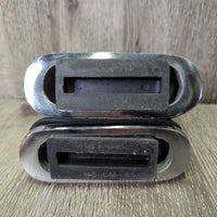 Hvy Wide Stirrup Irons, grips, bag *new
