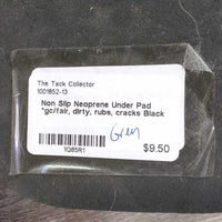 Non Slip Neoprene Under Pad *gc/fair, dirty, rubs, cracks
