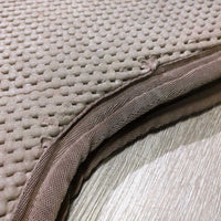 Hvy Double Sided Neoprene Fitted Saddle Pad *gc, clean, stains, split edges, slices, older?, hairy
