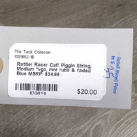 Racer Calf Piggin String, Medium *vgc, mnr rubs & faded
