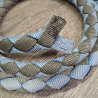 Hvy Braided Nylon Lead Rope *gc, dirty, faded, rubs, pills, stains
