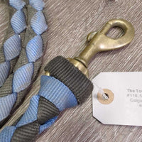Hvy Braided Nylon Lead Rope *gc, dirty, faded, rubs, pills, stains
