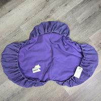 Cotton Fleece Lined Jump Saddle Cover *gc, clean, faded, hair
