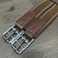 Anatomical - Shoulder Relief Padded Girth, 2x els, 3x D Rings *gc, v.dirty, v.hairy
