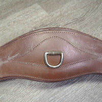 Anatomical - Shoulder Relief Padded Girth, 2x els, 3x D Rings *gc, v.dirty, v.hairy
