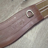 Anatomical - Shoulder Relief Padded Girth, 2x els, 3x D Rings *gc, v.dirty, v.hairy
