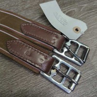 Anatomical - Shoulder Relief Padded Girth, 2x els, 3x D Rings *gc, v.dirty, v.hairy
