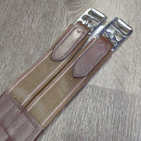 Anatomical - Shoulder Relief Padded Girth, 2x els, 3x D Rings *gc, v.dirty, v.hairy
