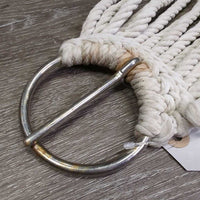 15 String Nylon Cinch, 2x D Ring, strin *gc, stains, dirty, rusty, stiff, rough
