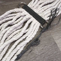 15 String Nylon Cinch, 2x D Ring, strin *gc, stains, dirty, rusty, stiff, rough
