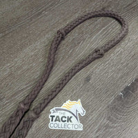 Braided Nylon Barrel - Roper Loop Reins, 2x Conway Buckles, 2x Snaps *gc, clean, stains, v.faded, discolored

