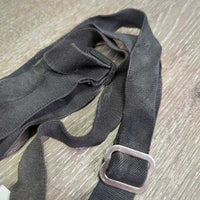 2 Elastic Leg Straps *gc, clean & dirty, residue, faded, v.stretched
