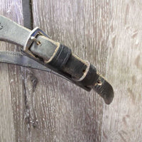 Rsd Noseband *gair, dry, stiff, scrapes, faded, v.tight keeper

