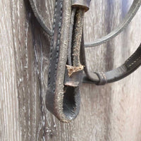 Rsd Bridle *gc/fair, stiff, rubs, older, scrapes, faded , scratches, slice
