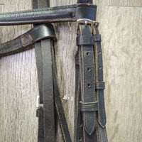 Rsd Bridle *gc/fair, stiff, rubs, older, scrapes, faded , scratches, slice

