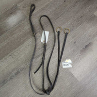 Running Martingale, stopper *gc/fair, v.dirty, v.stiff, faded, cracked, oxidization, dry, older, faded
