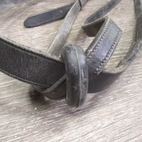 Running Martingale, stopper *gc/fair, v.dirty, v.stiff, faded, cracked, oxidization, dry, older, faded
