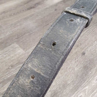 Running Martingale, stopper *gc/fair, v.dirty, v.stiff, faded, cracked, oxidization, dry, older, faded
