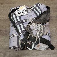 Smart Blue Lt Winter Blanket, 0 legs *gc, 0 wpf, stains, dirty, film, mnr hair, tears, faded, snags