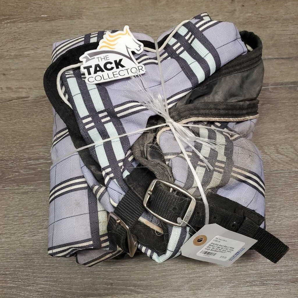 Smart Blue Lt Winter Blanket, 0 legs *gc, 0 wpf, stains, dirty, film, mnr hair, tears, faded, snags