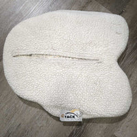 Thick Foam Half Pad, Hvy Fleece Cover *gc, clumpy, older, clean, dingy, hairy
