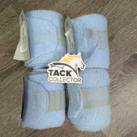 4 Fleece Polos *gc,clean, clumpyu, older, hairy, rubs, rough edges

