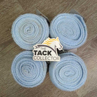 4 Fleece Polos *gc,clean, clumpyu, older, hairy, rubs, rough edges
