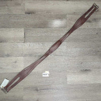 VINTAGE Soft Leather Balding Girth *vgc, clean, rubs, faded UNSTITCHED, NOT for RIding
