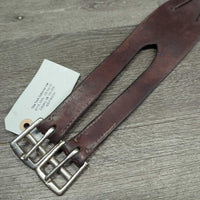 VINTAGE Soft Leather Balding Girth *vgc, clean, rubs, faded UNSTITCHED, NOT for RIding
