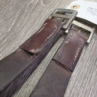 VINTAGE Soft Leather Balding Girth *vgc, clean, rubs, faded UNSTITCHED, NOT for RIding
