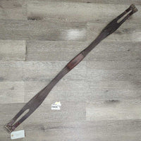 VINTAGE Soft Leather Balding Girth *vgc, clean, rubs, faded UNSTITCHED, NOT for RIding
