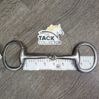 Med Eggbutt Snaffle Bit *gc, dirty, scratches, rubs, rust spots
