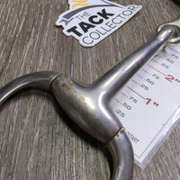 Med Eggbutt Snaffle Bit *gc, dirty, scratches, rubs, rust spots
