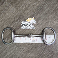Med Eggbutt Snaffle Bit *gc, dirty, scratches, rubs, rust spots
