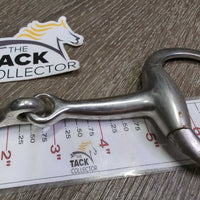 Med Eggbutt Snaffle Bit *gc, dirty, scratches, rubs, rust spots
