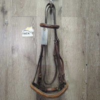 FS Bridle *gc, older, creases, clean, tight keepers, film/residue, sticky, stiff
