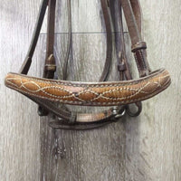 FS Bridle *gc, older, creases, clean, tight keepers, film/residue, sticky, stiff
