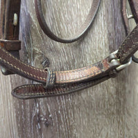 FS Bridle *gc, older, creases, clean, tight keepers, film/residue, sticky, stiff
