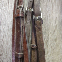FS Bridle *gc, older, creases, clean, tight keepers, film/residue, sticky, stiff

