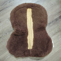 Quilt Rolled Fleece Half Pad, tabs *xc, mnr puckers & hair

