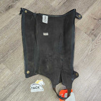 Leather Half Chaps *vgc, mnr dirt, rubbed & hair

