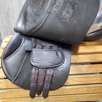 14.5" W *5.75" Hastilow Ranger Close Contact Saddle, 2 Billet Guards, Wool Flocking, Rear Gusset Panels, Med Front Blocks, Flaps: 12"L x 11.75"W Serial #: 2010 42 43
