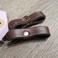 2 Leather Full Cheek Bit Keepers *xc, clean
