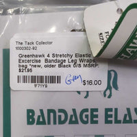 4 Stretchy Elastic Excercise Bandage Leg Wraps, bag *new, older
