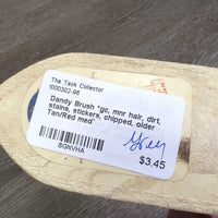 Dandy Brush *gc, mnr hair, dirt, stains, stickers, chipped, older
