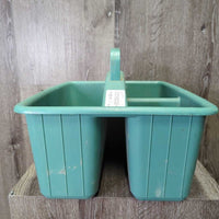 Plastic Groominng Tote - Box *gc, faded, dirty, rubs, scrapes, hair
