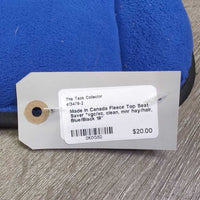 Fleece Top Seat Saver *vgc/xc, clean, mnr hay/hair
